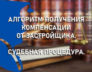 Алгоритм получения компенсации от застройщика. Судебная процедура