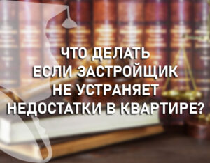 Что делать, если застройщик не устраняет недостатки в квартире?